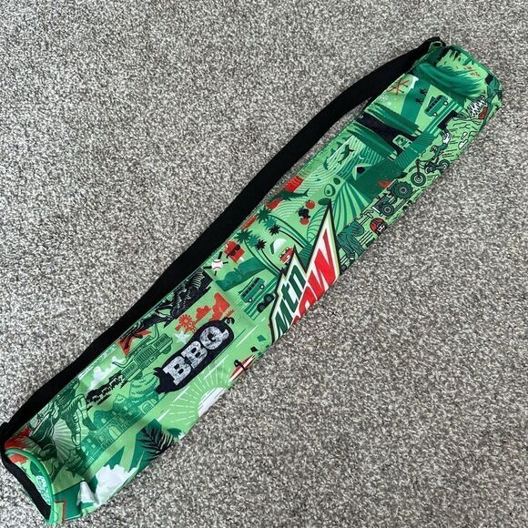 Insulated Tube Cooler 6 Can Soft Sling Cooler Sleeve Beverage Sling Mountain Dew - Picture 2 of 9